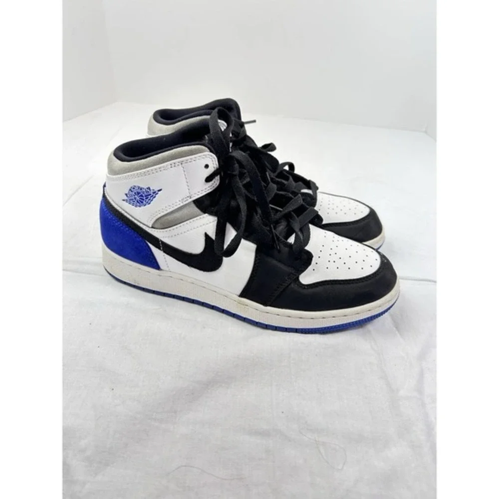 Nike Air Jordan 1 Mid Game Royal Blue BQ6931-102 Youth 7Y equivalent women's 8.5